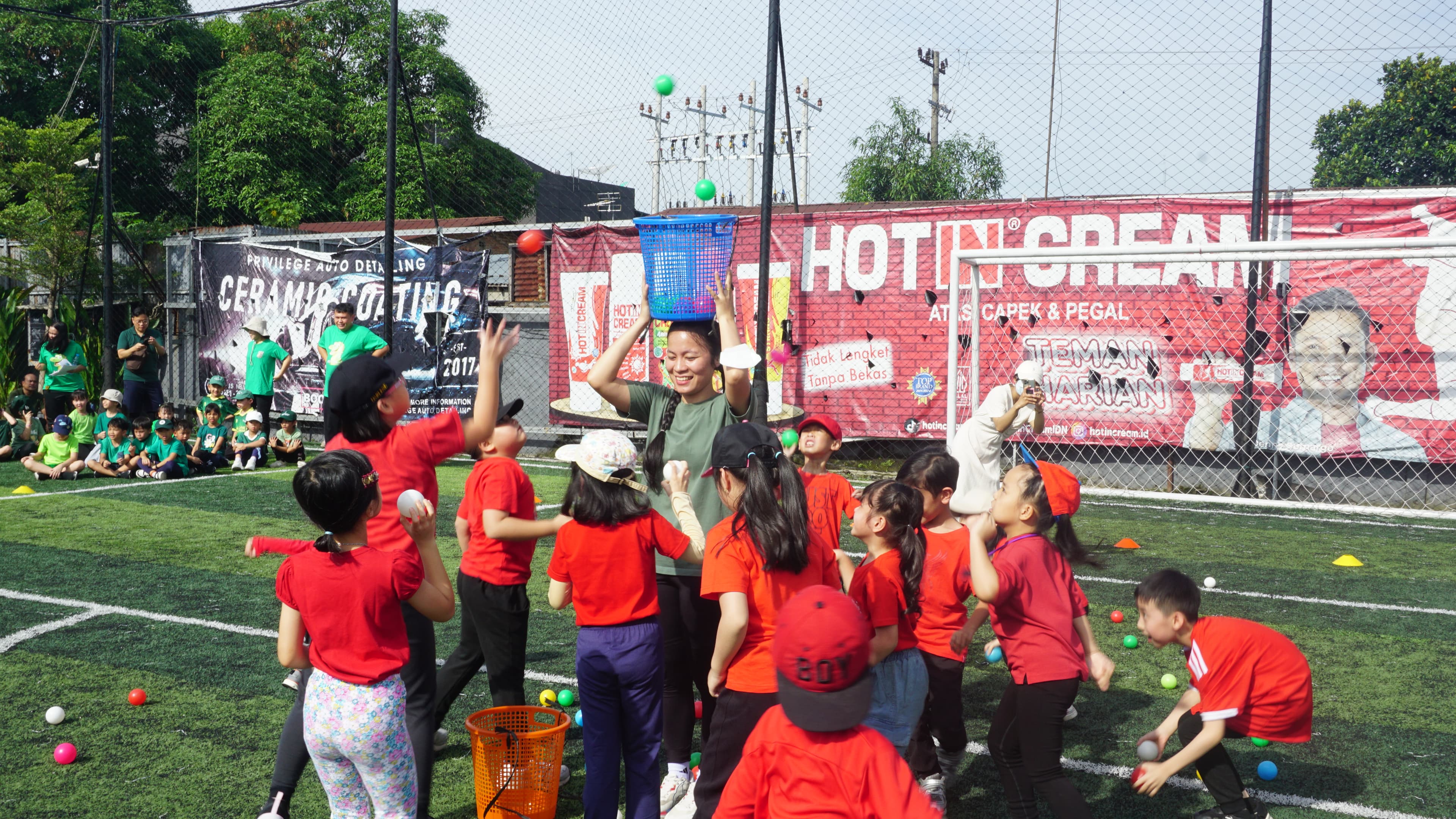 Children playing outdoors